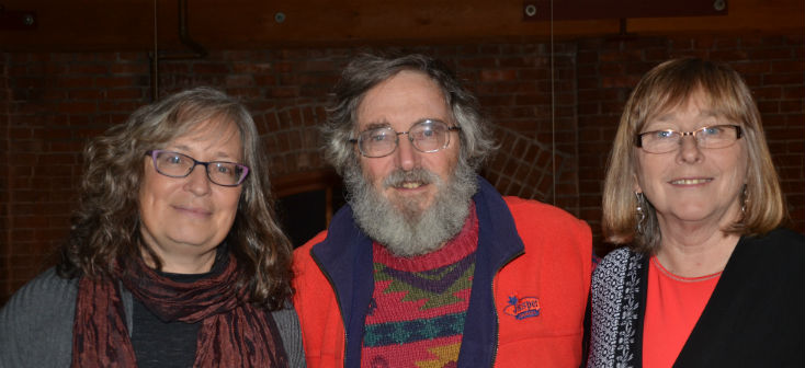 Bernie Pauly, Trevor Hancock, and Marjorie MacDonald